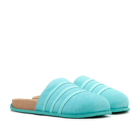 Suede Adimule Sneakers (Türkis / Braun)