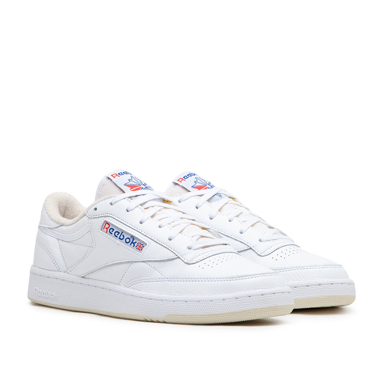 Vintage Klassische Sneaker (Weiß / Blau)