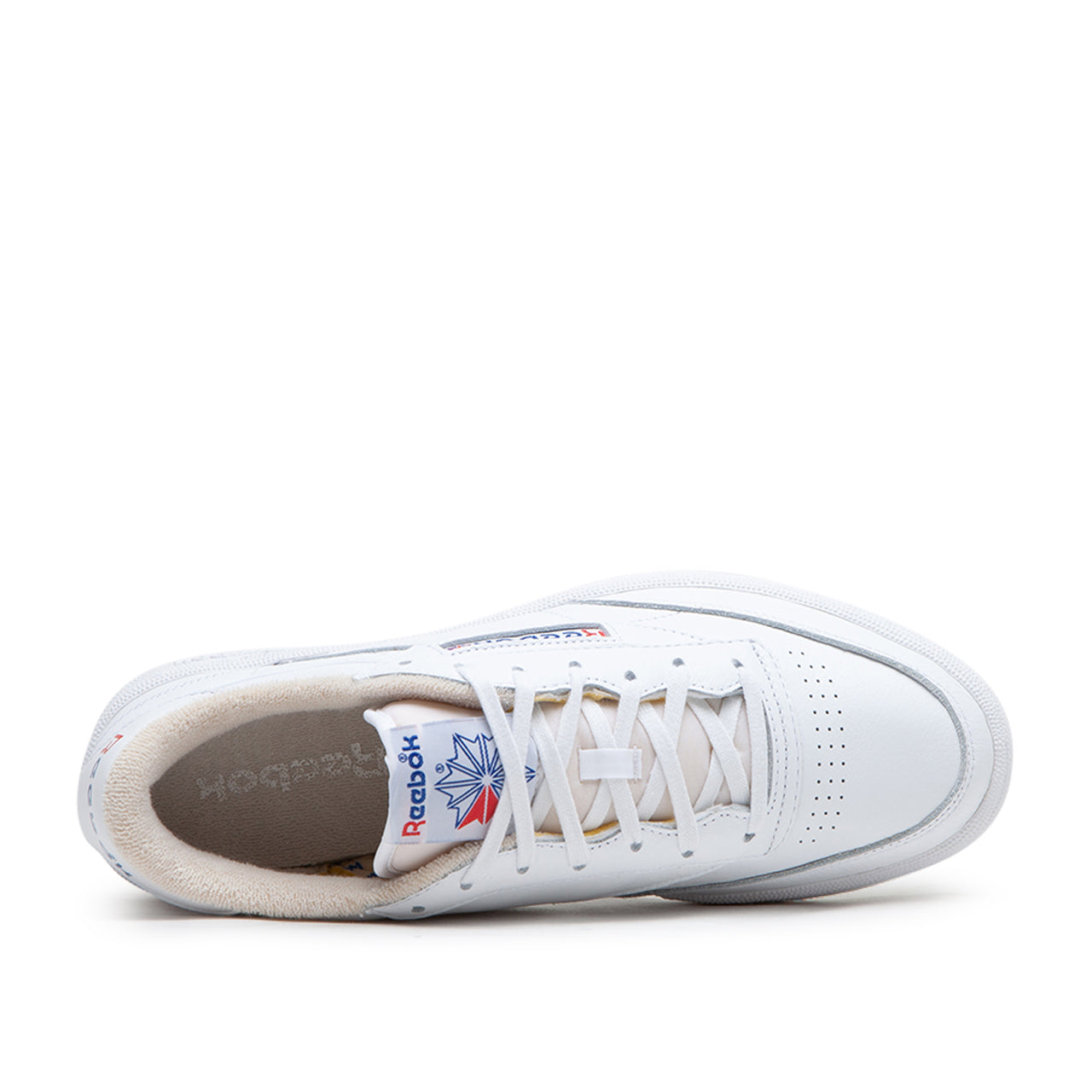 Vintage Klassische Sneaker (Weiß / Blau)