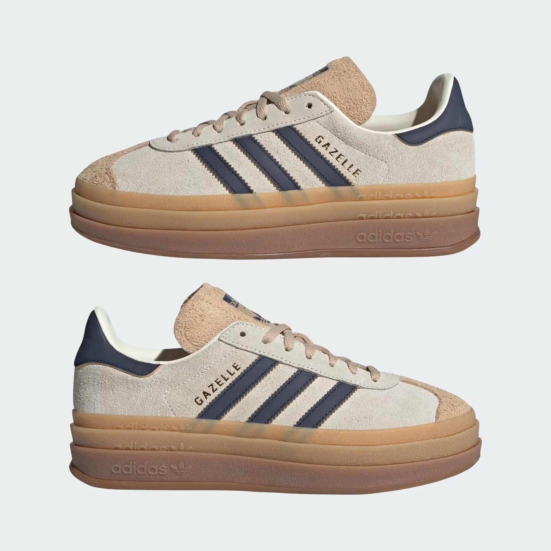 Gazelle Bold W (Cream White / Night Indigo / Magic Beige)
