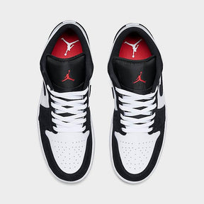 AJ Retro 1 Low SE (Weiß/Feuerrot/Schwarz/Mattsilber)