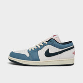 AJ Retro 1 Low SE (Weiß/Ägäis-Sturm/Blasses Elfenbein/Armee-Marine)