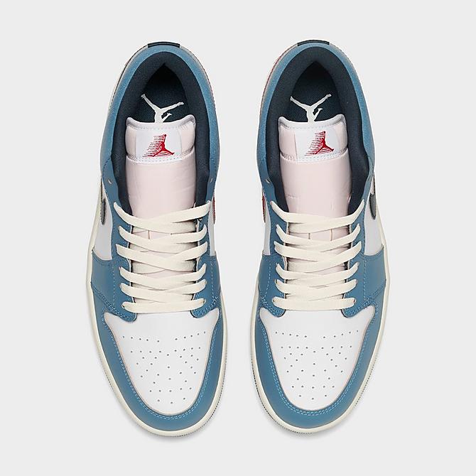 AJ Retro 1 Low SE (Weiß/Ägäis-Sturm/Blasses Elfenbein/Armee-Marine)