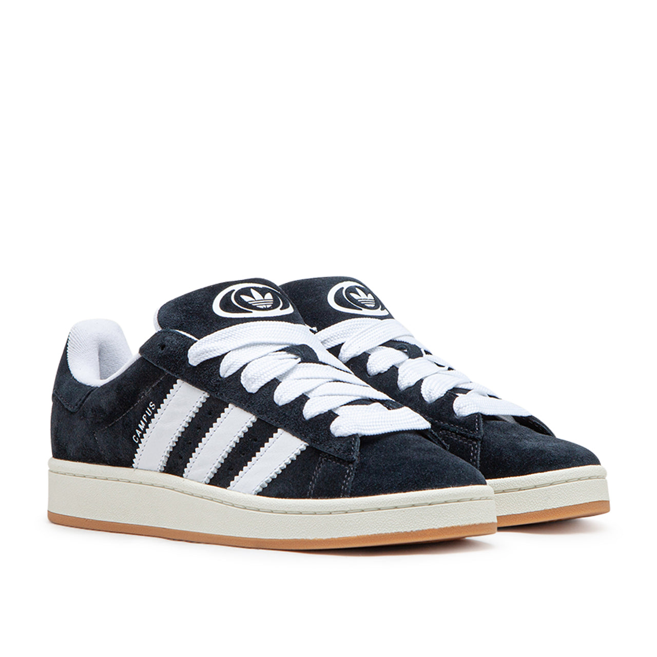 Retro Campus-Sneaker (Schwarz / Weiß)