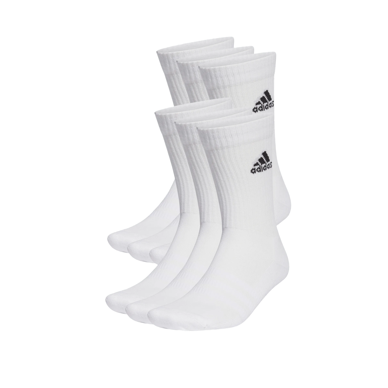 Hohe Socken 6er-Pack (Weiß)