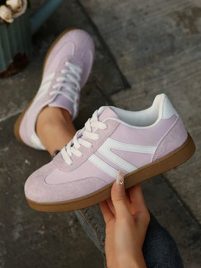 Harbor Court Pinkfarbener Sneaker mit Gummisohle
