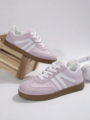 Harbor Court Pinkfarbener Sneaker mit Gummisohle