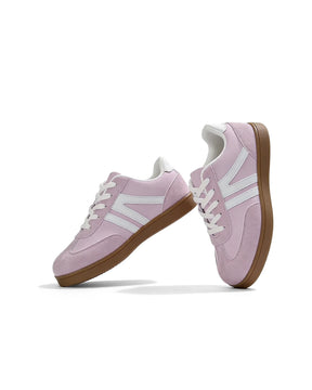 Harbor Court Pinkfarbener Sneaker mit Gummisohle