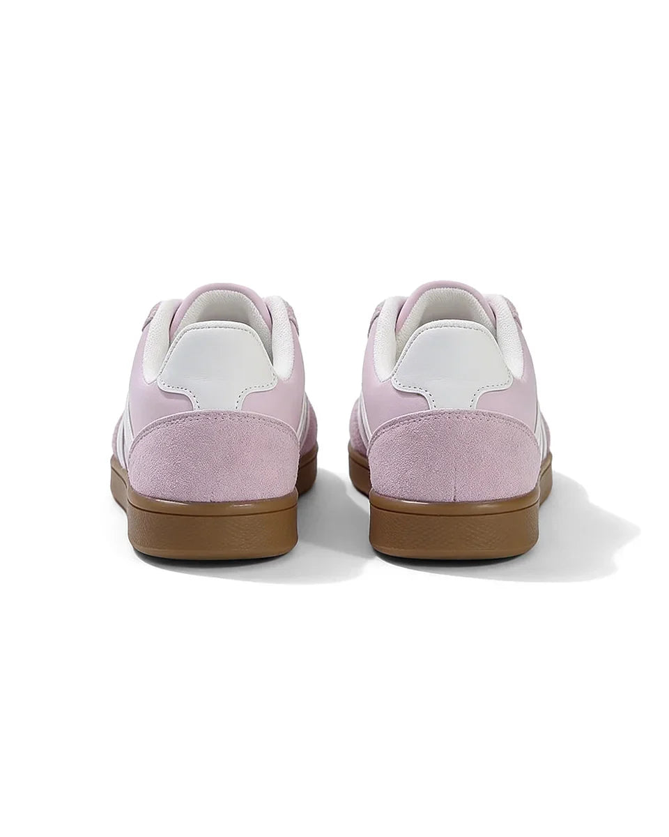 Harbor Court Pinkfarbener Sneaker mit Gummisohle
