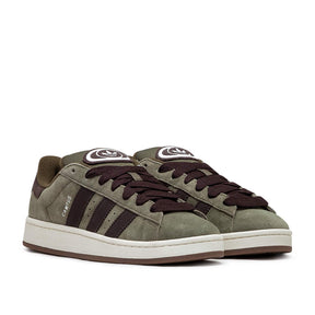 Retro Campus-Sneaker (Olive / Braun)