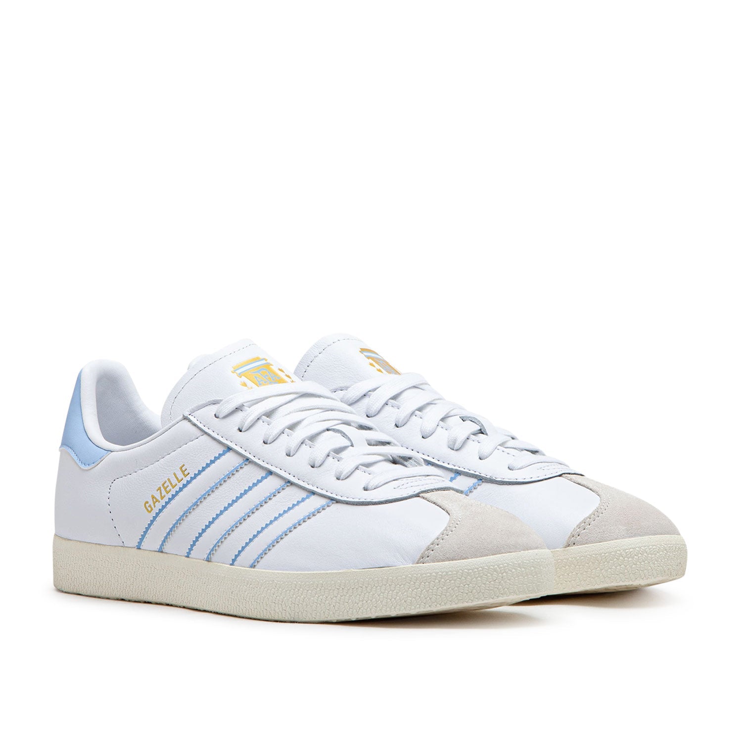 Klassische Sneaker (Weiß / Hellblau)