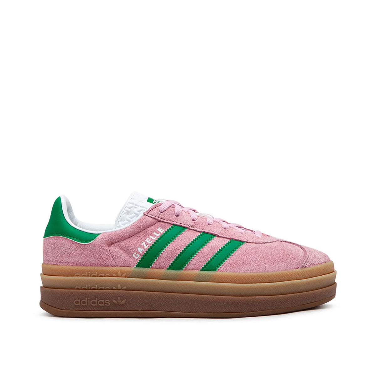 Damen Gazelle Bold Sneakers (Rose / Grün / Gum)