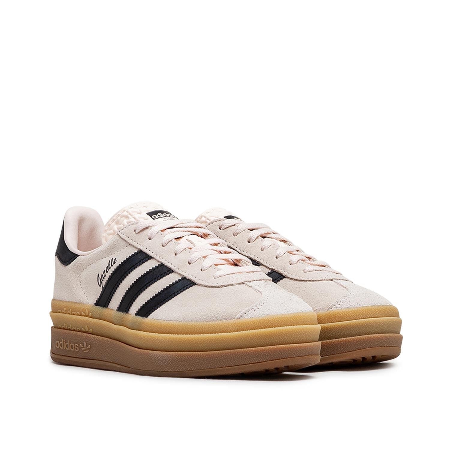 Damen Gazelle Bold Sneakers (Rose / Schwarz)
