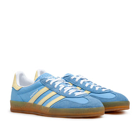 Damen Gazelle Indoor Sneaker (Blau / Gelb)