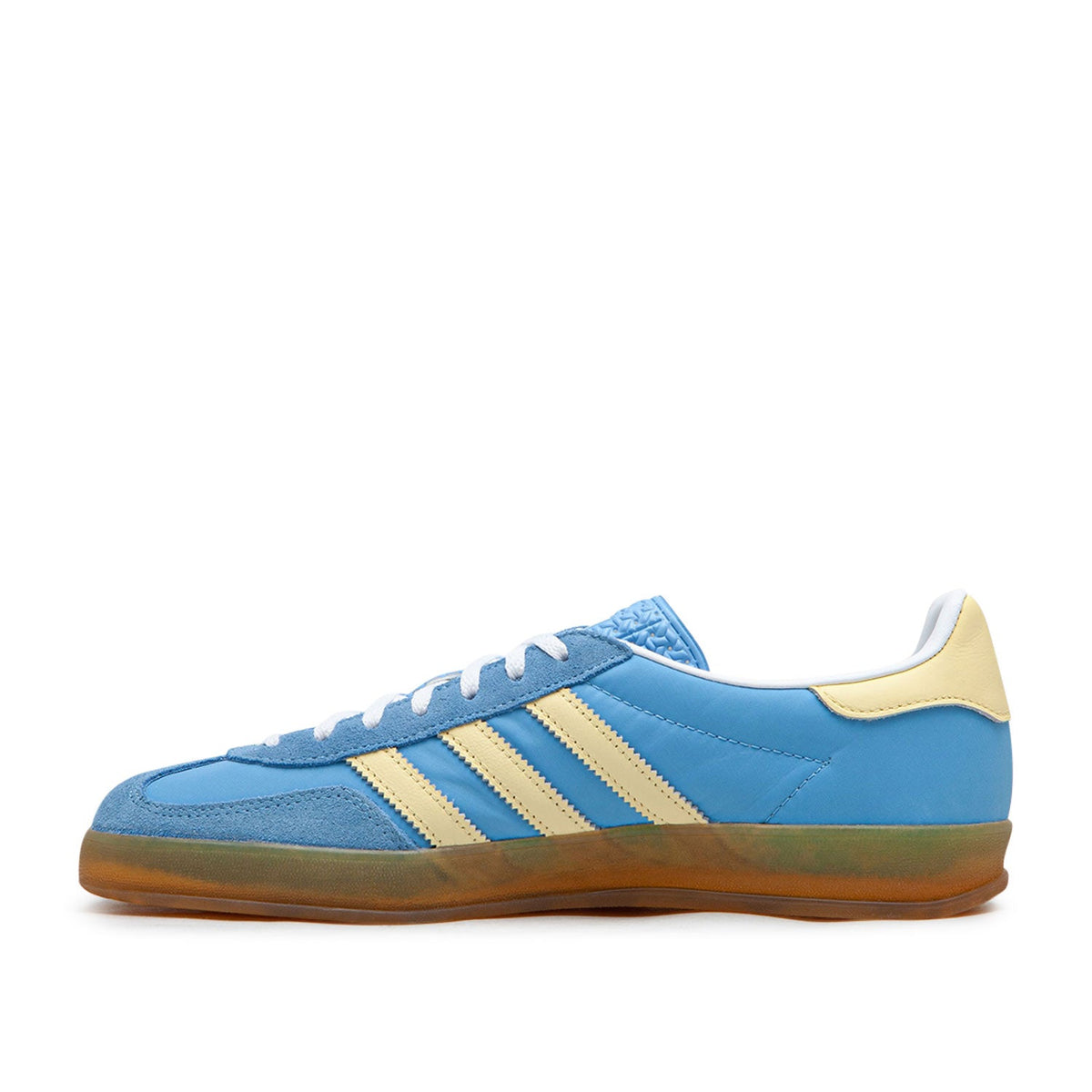 Damen Gazelle Indoor Sneaker (Blau / Gelb)