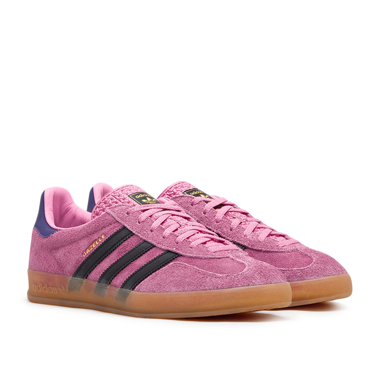 Gazelle Indoor Sneaker für Damen (Pink / Schwarz / Gum)