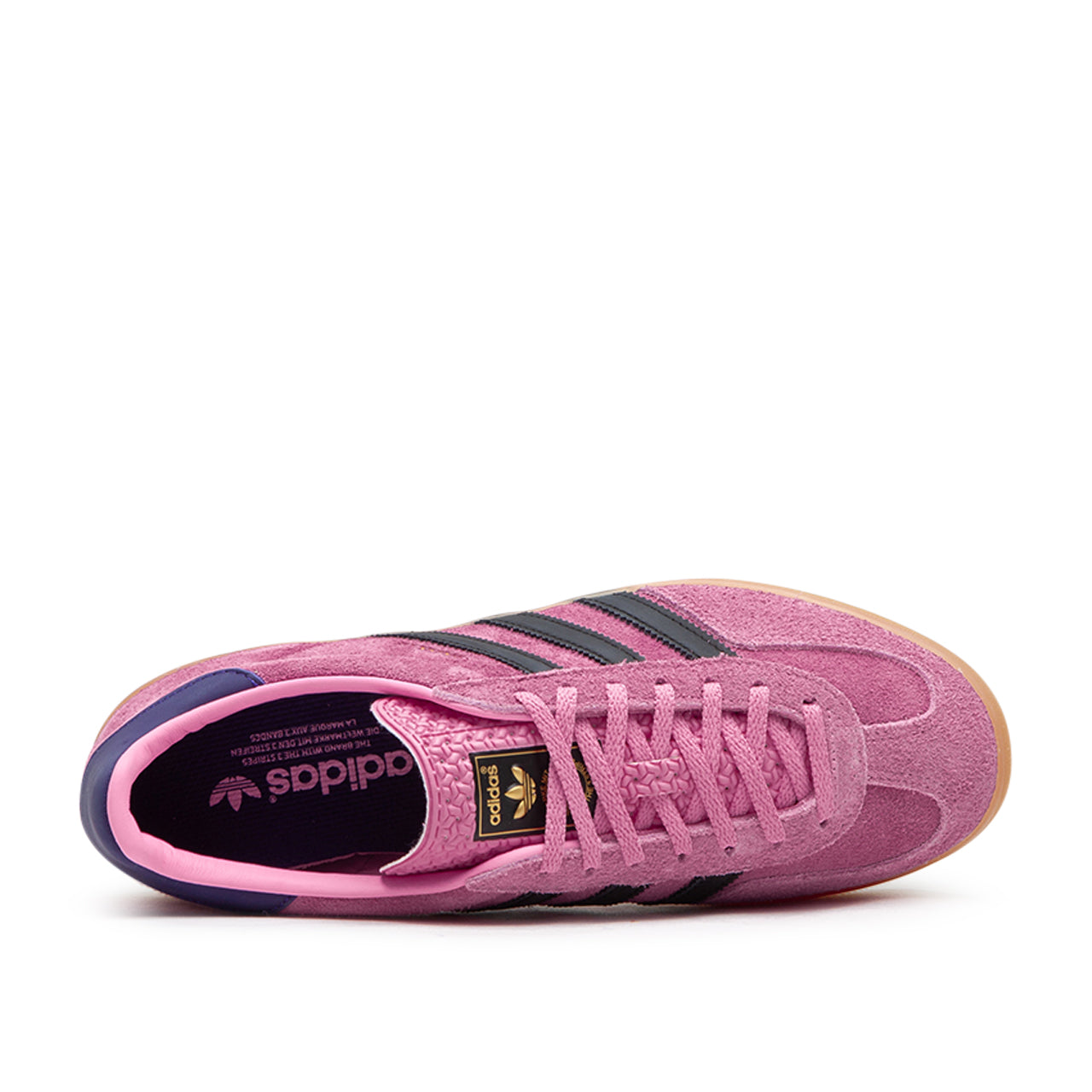 Gazelle Indoor Sneaker für Damen (Pink / Schwarz / Gum)