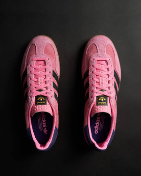 Gazelle Indoor Sneaker für Damen (Pink / Schwarz / Gum)