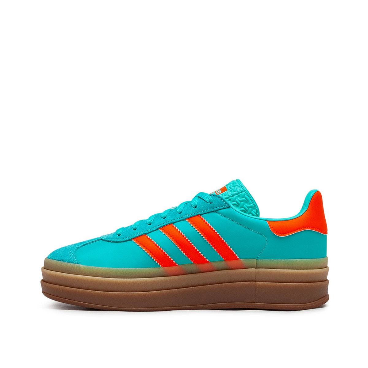Damen-Sneaker Gazelle Bold (Türkis / Orange)