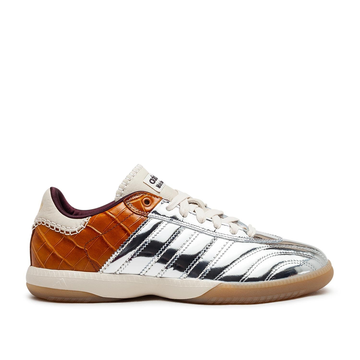 Kollaboration Samba-Sneaker (Silber / Braun)