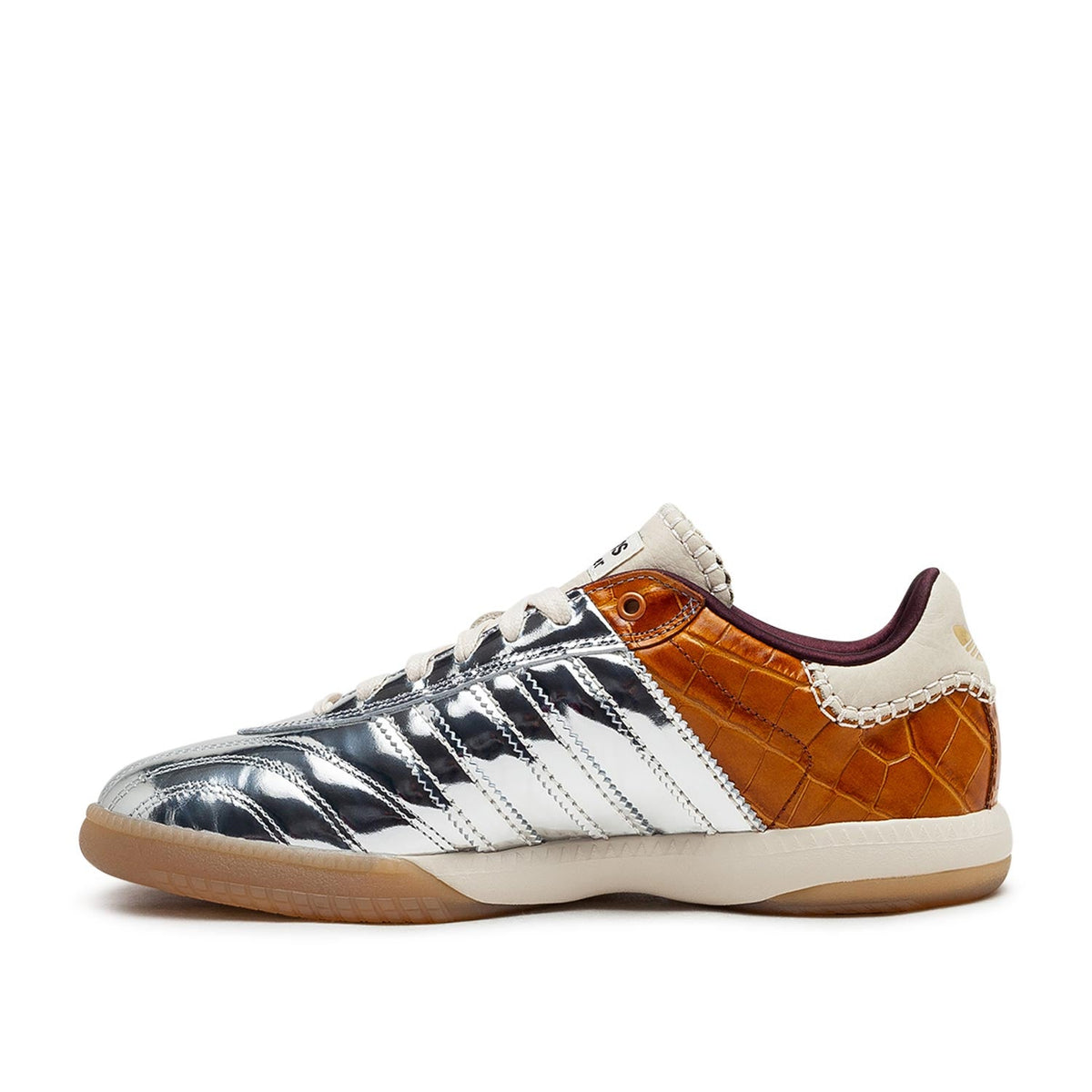 Kollaboration Samba-Sneaker (Silber / Braun)