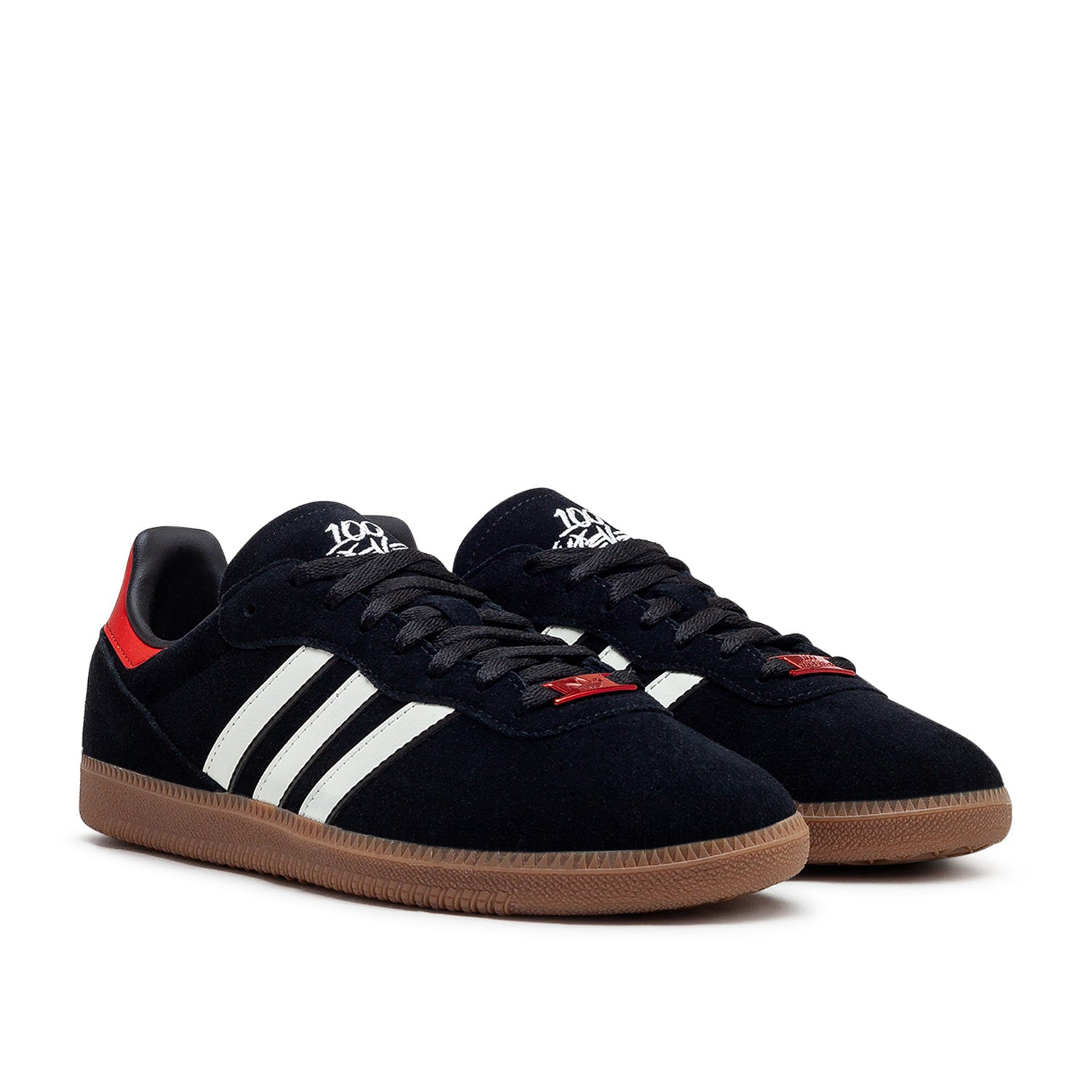 Kollaborative Palos Hills Sneakers (Schwarz / Weiß / Rot)