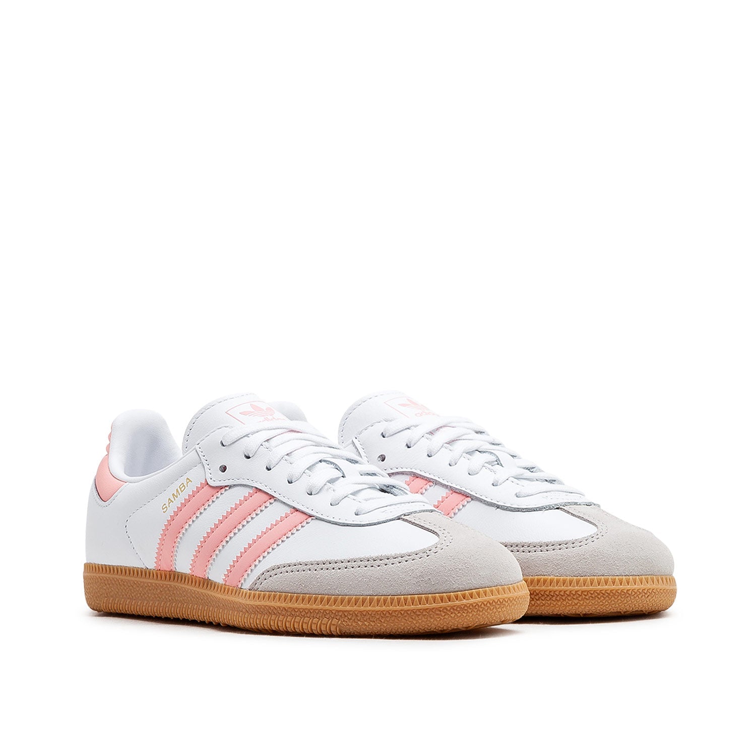Klassische Samba OG Sneakers für Teenager (Weiß / Pink)