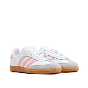 Klassische Samba OG Sneakers für Teenager (Weiß / Pink)