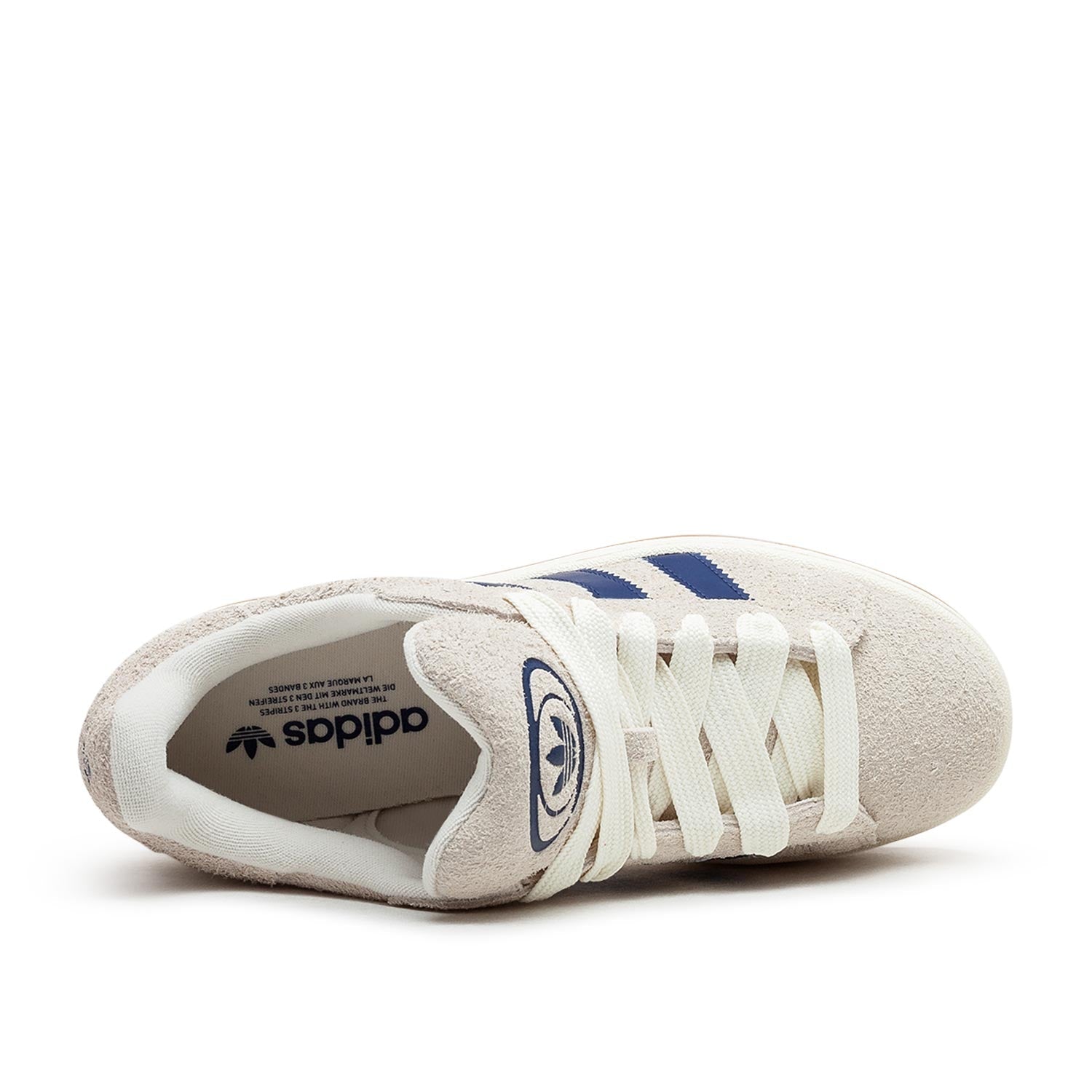 Retro Campus-Sneaker (Beige / Blau)