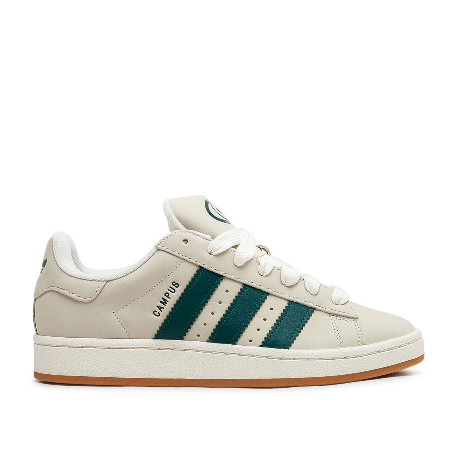 Retro Campus-Sneaker (Beige / Grün)