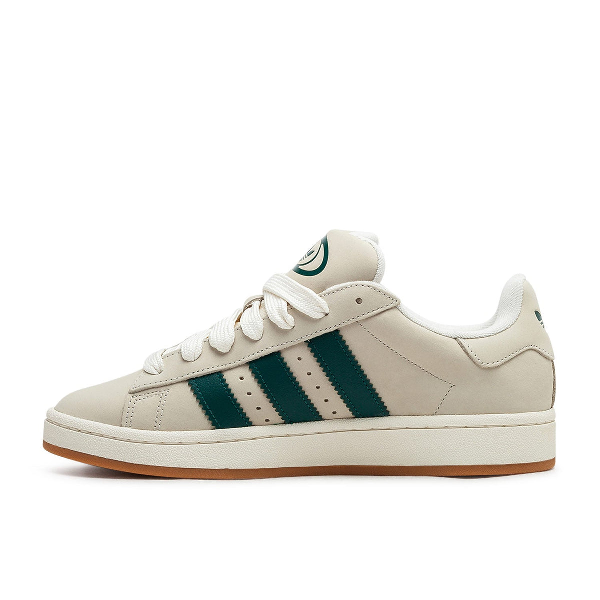 Retro Campus-Sneaker (Beige / Grün)