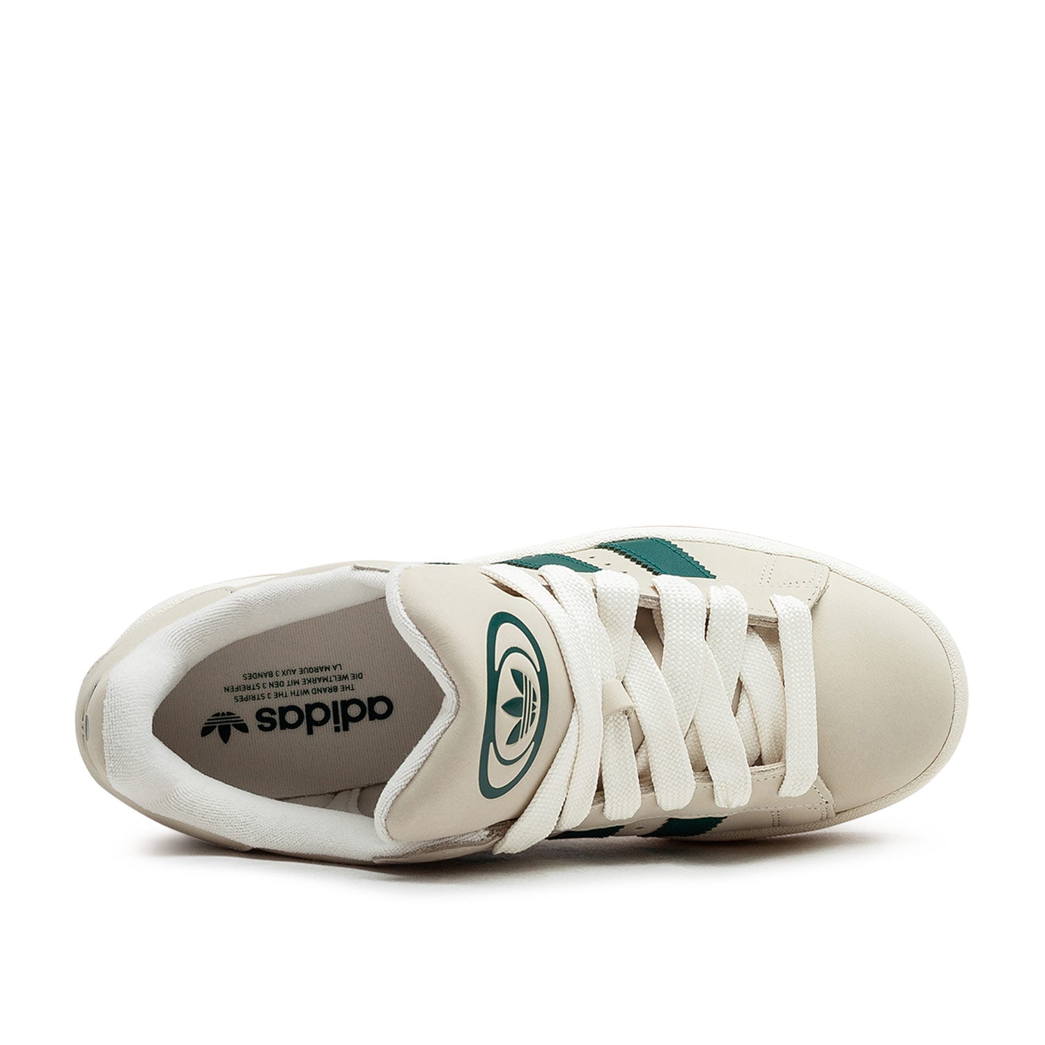 Retro Campus-Sneaker (Beige / Grün)