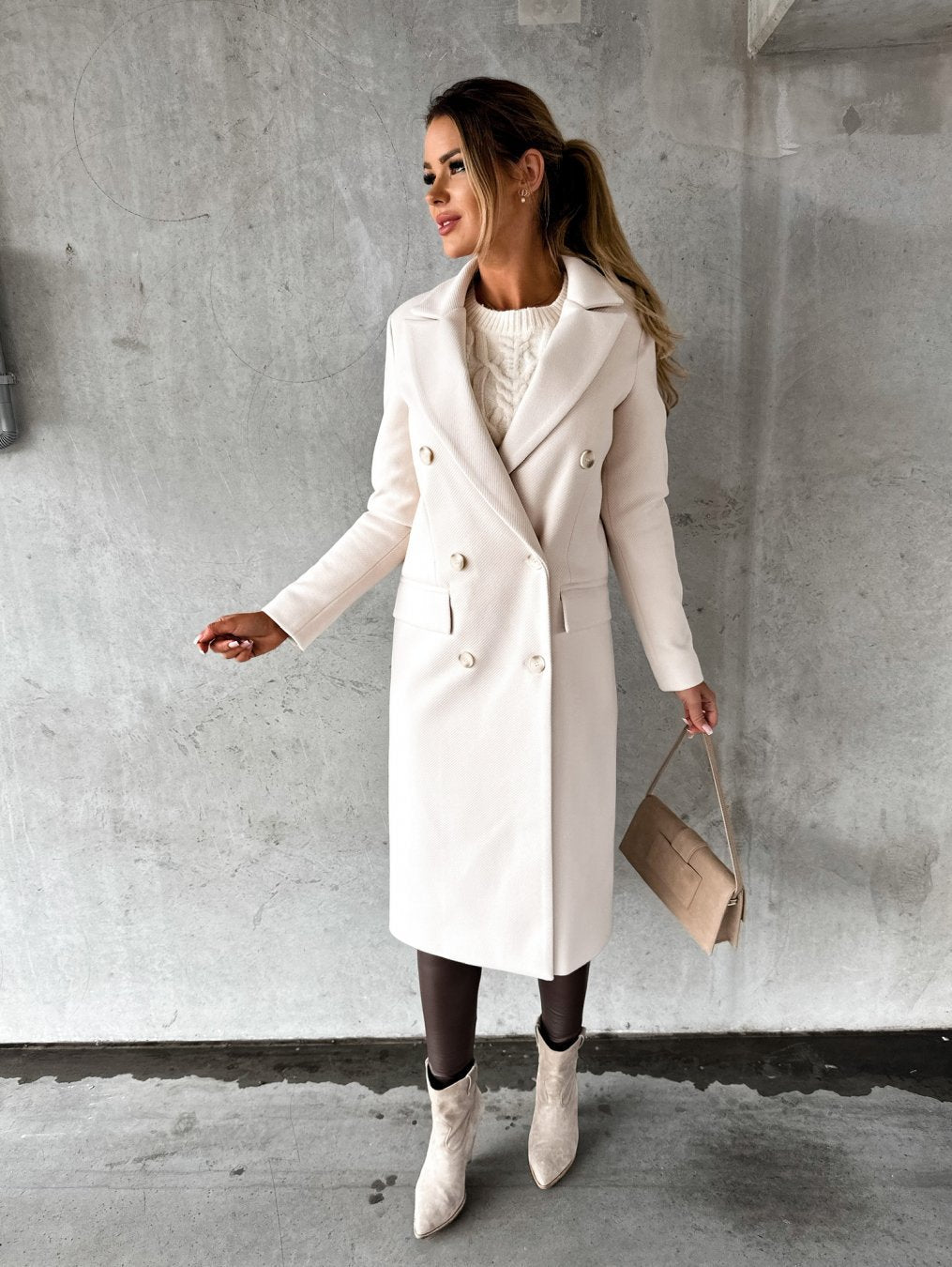 Eleganter Wintermantel