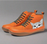 Von Katzen inspirierte Stiefel