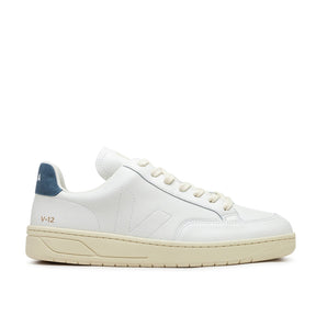 V-12 Stitch O.T. Leder-Sneaker (Weiß / Blau)