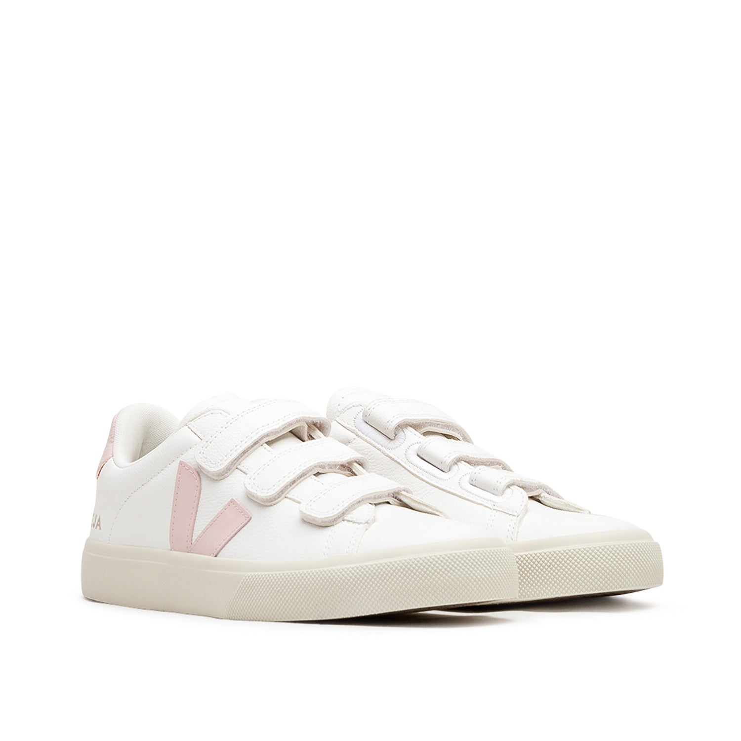 Damen-Sneaker „Recife Logo Chromefree Leather“ (Weiß / Pink)