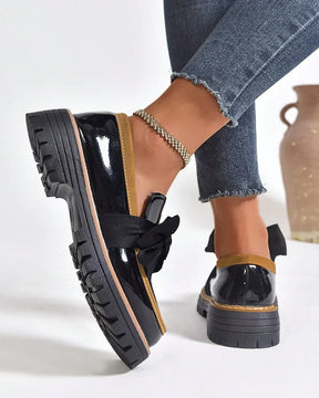 Valerie Bow Plateau-Loafer