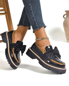 Valerie Bow Plateau-Loafer