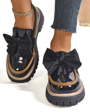 Valerie Bow Plateau-Loafer