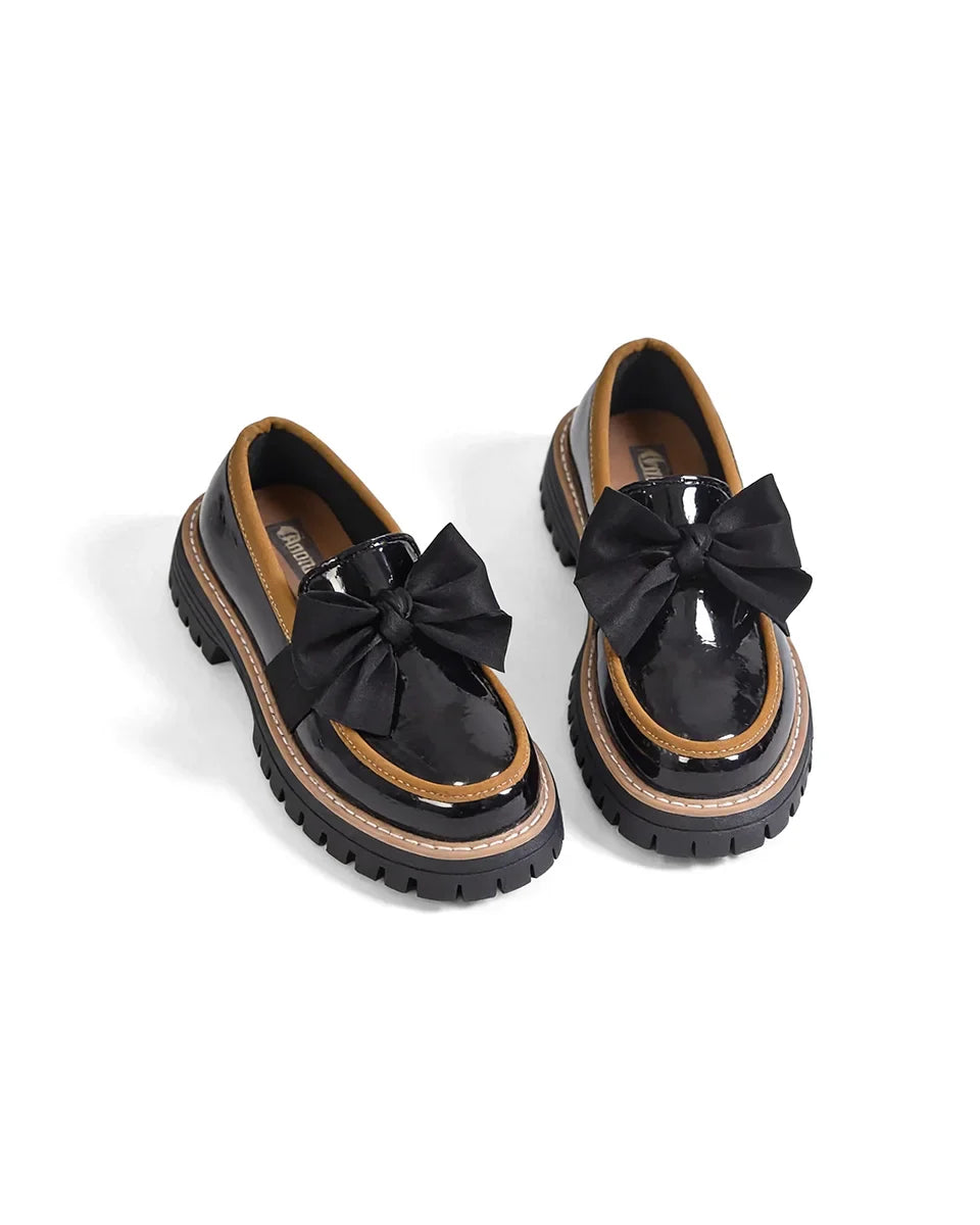 Valerie Bow Plateau-Loafer