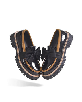 Valerie Bow Plateau-Loafer