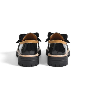 Valerie Bow Plateau-Loafer
