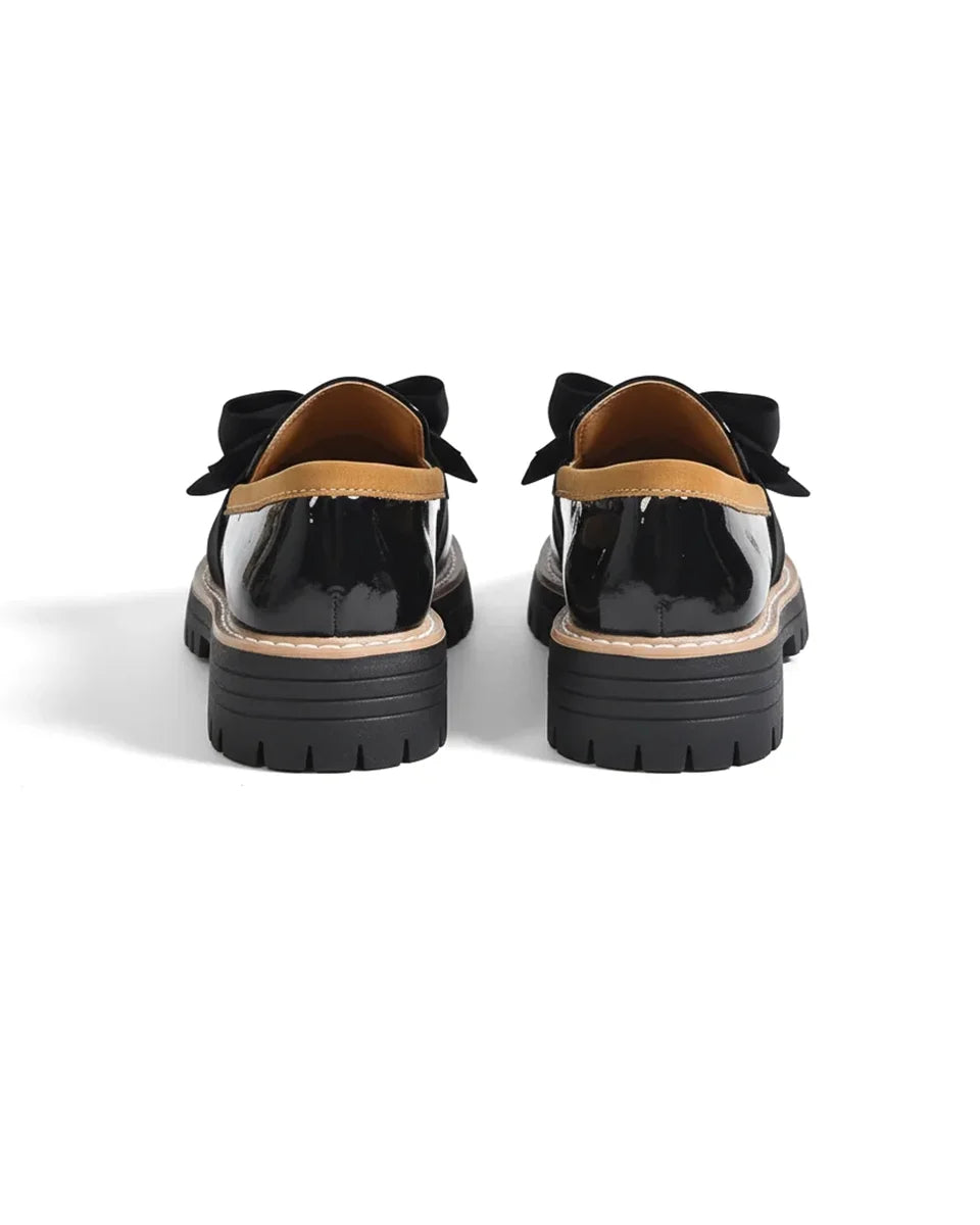 Valerie Bow Plateau-Loafer