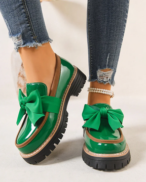 Valerie Bow Plateau-Loafer