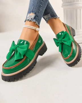 Valerie Bow Plateau-Loafer
