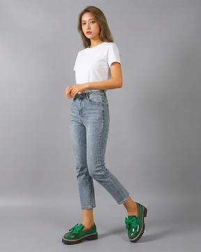 Valerie Bow Plateau-Loafer