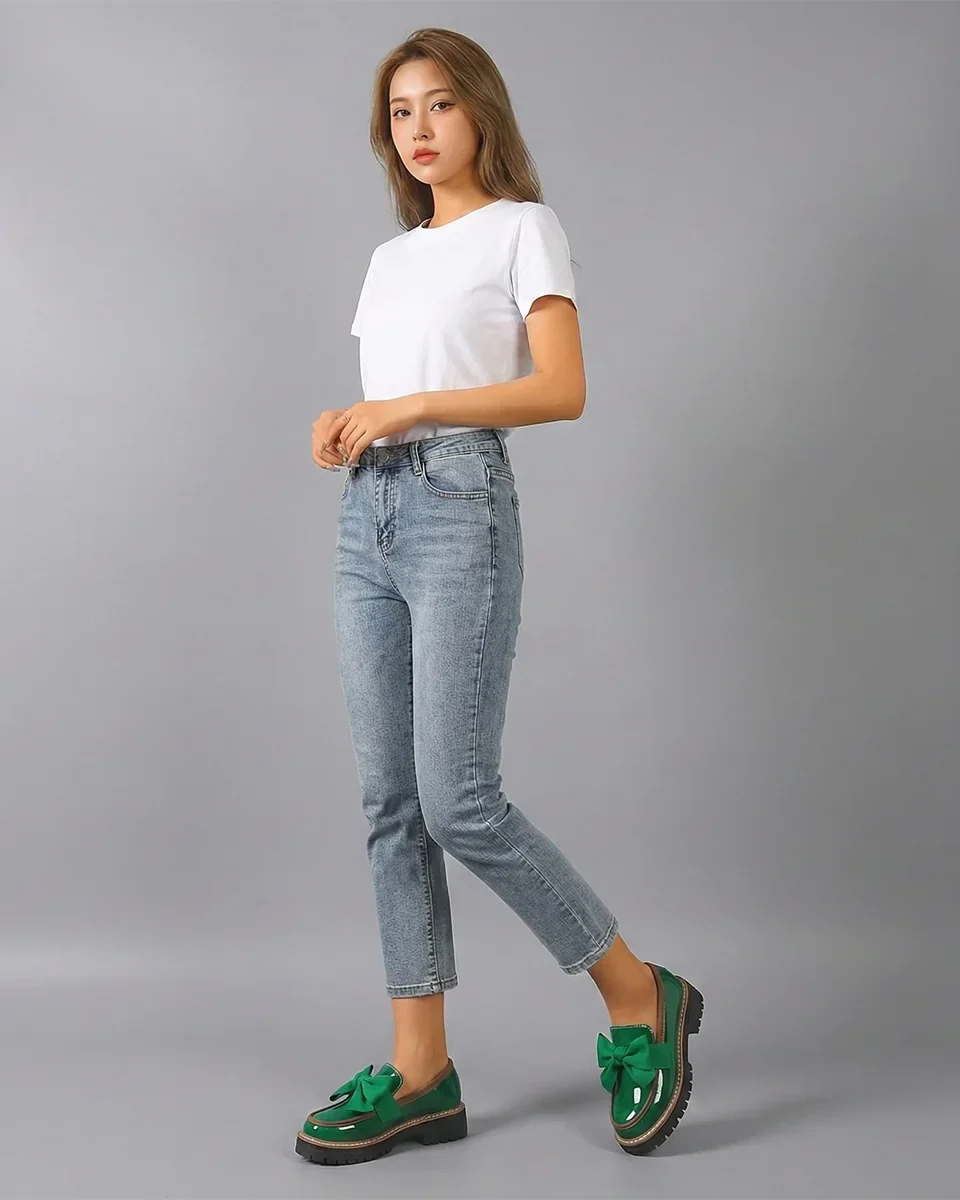 Valerie Bow Plateau-Loafer