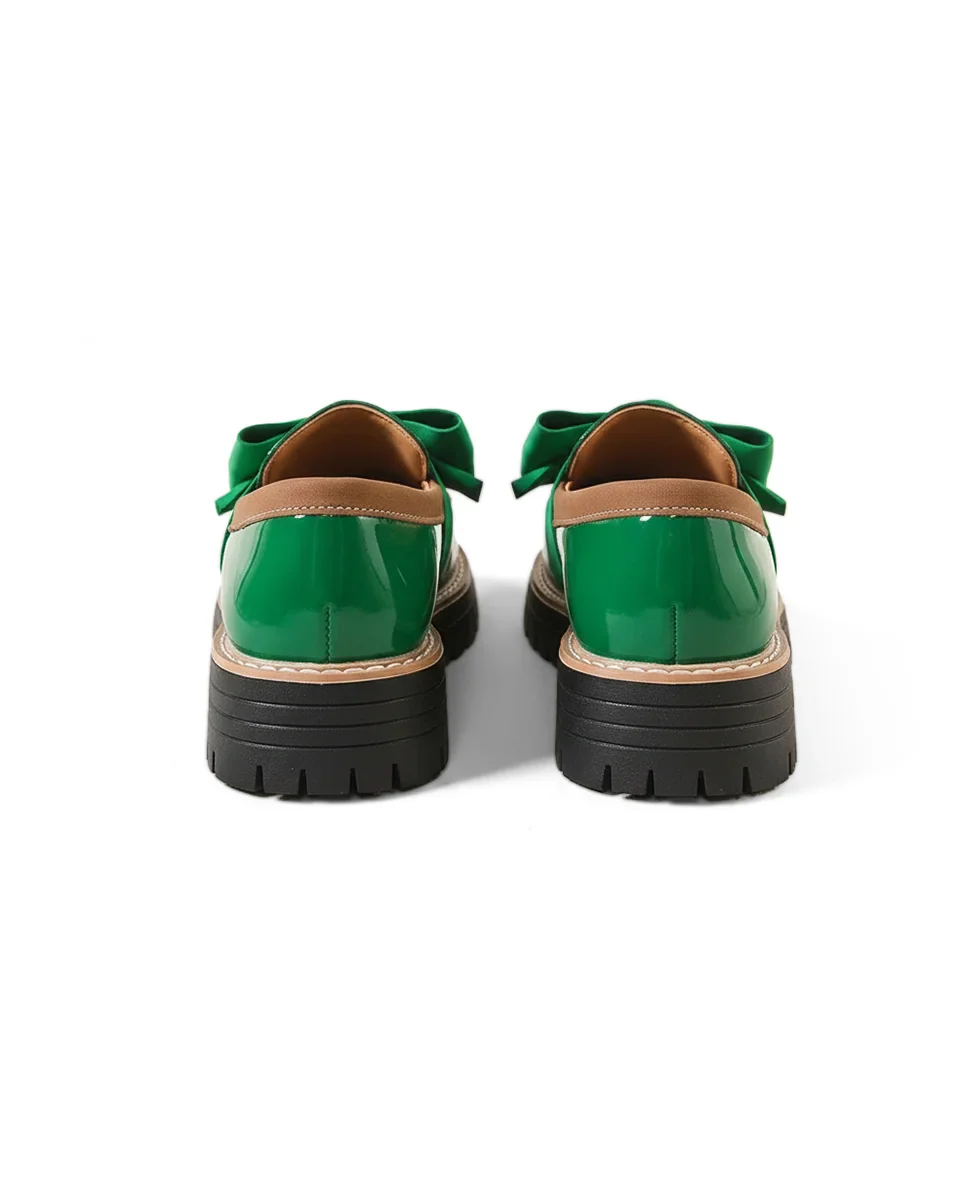 Valerie Bow Plateau-Loafer