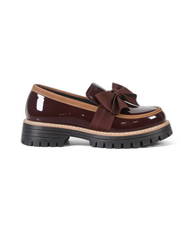 Valerie Bow Plateau-Loafer