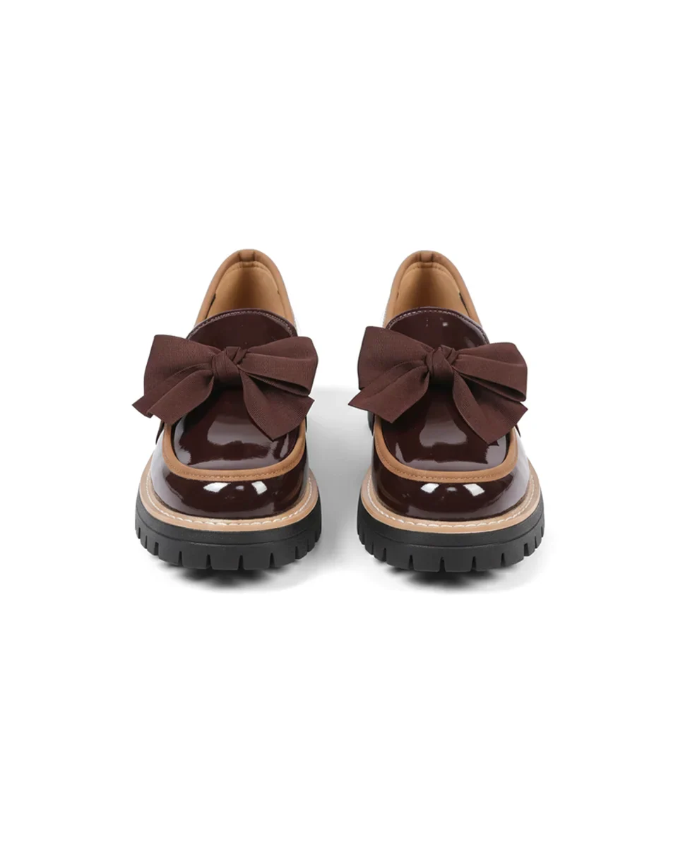 Valerie Bow Plateau-Loafer